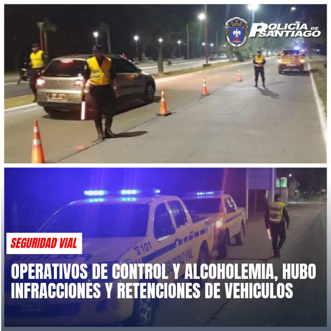 Operativos De Control Y Alcoholemia Hubo Infracciones Y Retenciones De